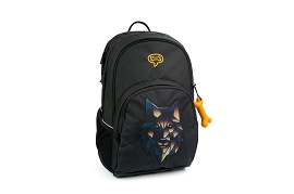 STONES AND BONES WOLF LOUP SAC A DOS Noir