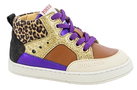 POM DAPI MOUSSE BUMP LEOPARD Camel