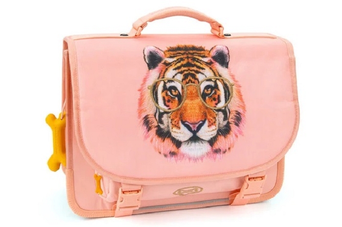 Stones and bones tiger tigre cartable sac rose8315801_1