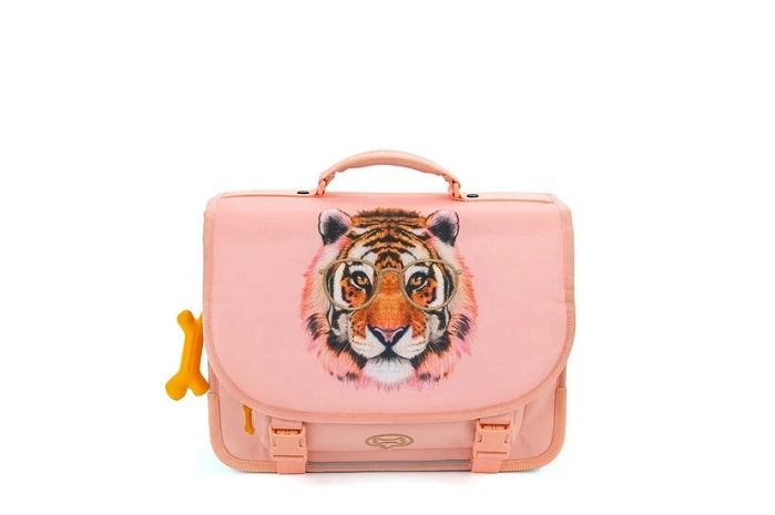 Stones and bones tiger tigre cartable sac rose8315801_2