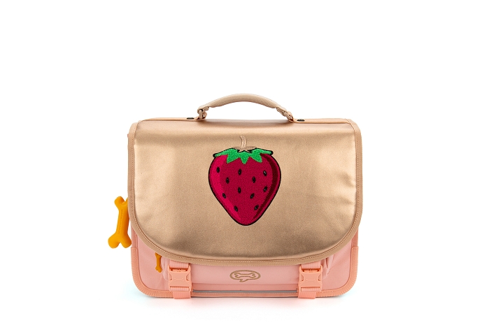 Stones and bones strawberry fraise cartable sac rose9733101_1